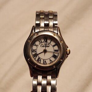 ON HOLD - Vintage Must de Cartier Cougar Stainless Steel Watch